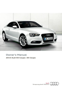 Bruksanvisning Audi A5 Coupe (2015)