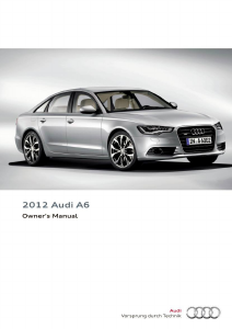 Bruksanvisning Audi A6 (2012)