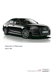 Bruksanvisning Audi A6 (2017)