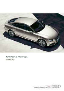 Bruksanvisning Audi A7 (2017)