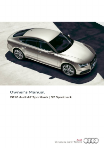 Manual Audi A7 Sportback (2016)