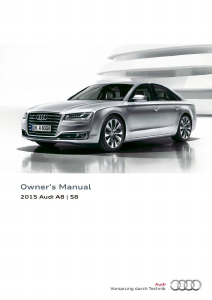 Bruksanvisning Audi A8 (2015)