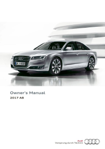 Bruksanvisning Audi A8 (2017)