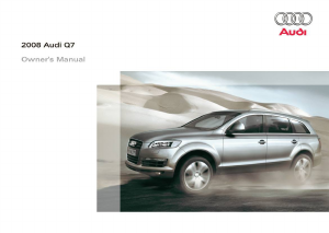 Bruksanvisning Audi Q7 (2008)