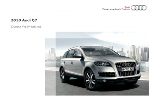 Bruksanvisning Audi Q7 (2010)