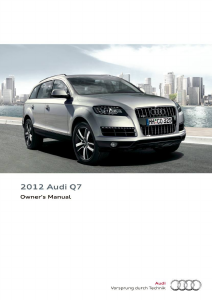 Handleiding Audi Q7 (2012)