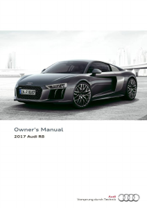 Bruksanvisning Audi R8 (2017)