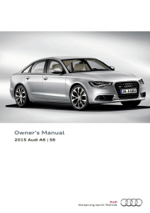 Bruksanvisning Audi S6 (2015)
