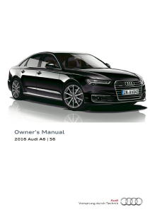 Bruksanvisning Audi S6 (2016)