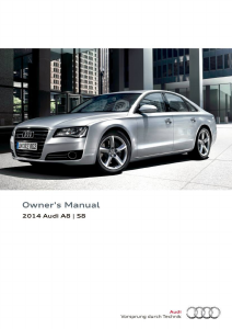 Bruksanvisning Audi S8 (2014)