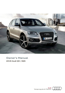 Bruksanvisning Audi SQ5 (2016)