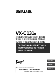 Bruksanvisning Aiwa VX-C131 TV