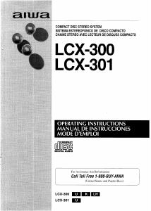 Handleiding Aiwa LCX-300 Stereoset