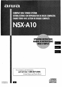 Mode d’emploi Aiwa NSX-A10 Stéréo