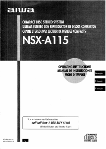 Mode d’emploi Aiwa NSX-A115 Stéréo