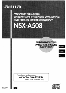 Mode d’emploi Aiwa NSX-A508 Stéréo