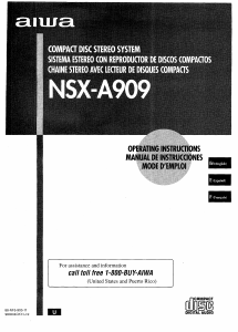 Mode d’emploi Aiwa NSX-A909 Stéréo