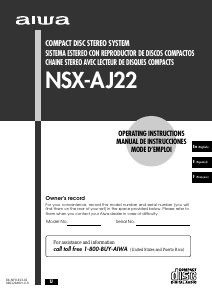 Mode d’emploi Aiwa NSX-AJ22 Stéréo