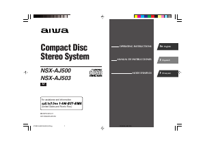 Handleiding Aiwa NSX-AJ500 Stereoset