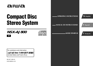 Handleiding Aiwa NSX-AJ800 Stereoset