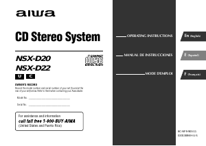 Handleiding Aiwa NSX-D20 Stereoset