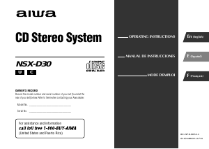 Handleiding Aiwa NSX-D30 Stereoset