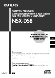 Handleiding Aiwa NSX-DS8 Stereoset