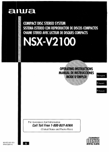 Mode d’emploi Aiwa NSX-V2100 Stéréo