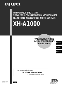 Handleiding Aiwa XH-A1000 Stereoset