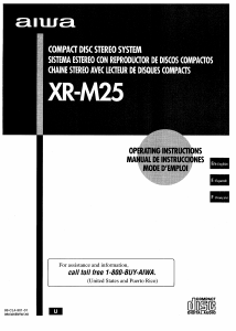 Mode d’emploi Aiwa XR-M25 Stéréo