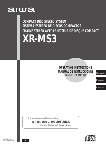 Mode d’emploi Aiwa XR-MS3 Stéréo