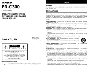 Bruksanvisning Aiwa FR-C300 Radio