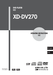 Bruksanvisning Aiwa XD-DV270 DVD spelare