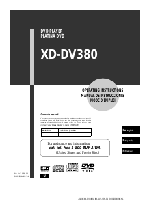 Bruksanvisning Aiwa XD-DV380 DVD spelare
