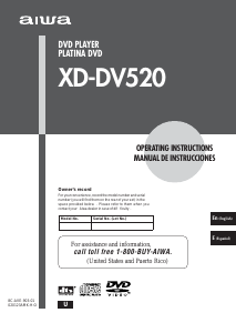 Bruksanvisning Aiwa XD-DV520 DVD spelare