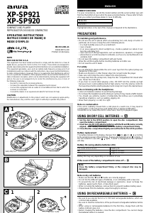 Manual de uso Aiwa XP-SP920 Discman