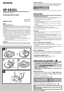 Handleiding Aiwa XP-SR311 Discman