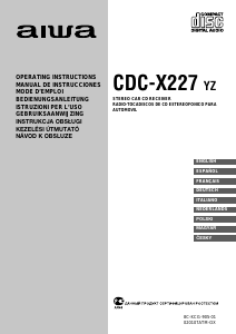 Használati útmutató Aiwa CDC-X227 Autórádió