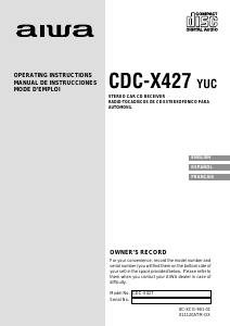 Handleiding Aiwa CDC-X427 Autoradio