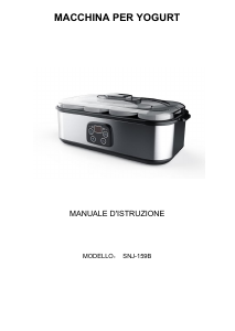 Manuale Aicok SNJ-159B Yogurtiera
