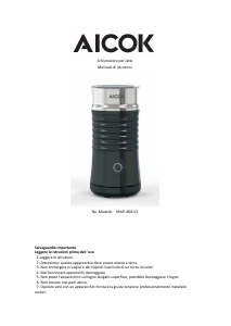 Manuale Aicok MMF-808-V2 Montalatte