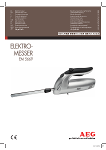 Instrukcja AEG EM 5669 Nóż elektryczny