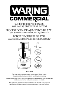 Handleiding Waring Commercial WFP16S Keukenmachine