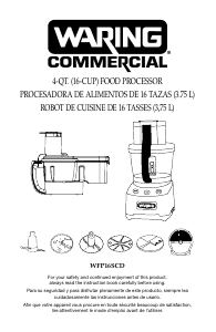 Manual Waring Commercial WFP16SCD Food Processor