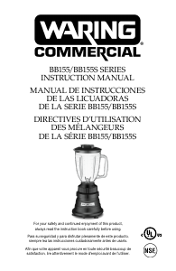 Manual Waring Commercial BB155 Blender