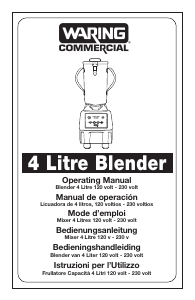 Manual Waring Commercial CB15 Blender