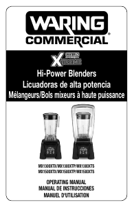 Manual Waring Commercial MX1500XTS Blender