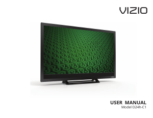 Bruksanvisning VIZIO D24h-C1 LED TV