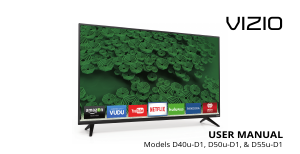 Bruksanvisning VIZIO D55u-D1 LED TV
