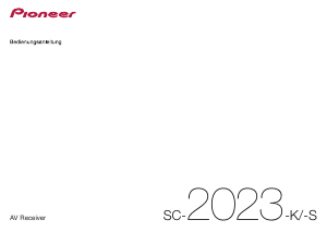 Bedienungsanleitung Pioneer SC-2023-S Receiver